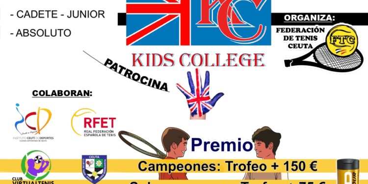 La IX Liga de Tenis KIDS COLLEGE CEUTA abre sus puertas con grandes premios y emocionantes competiciones